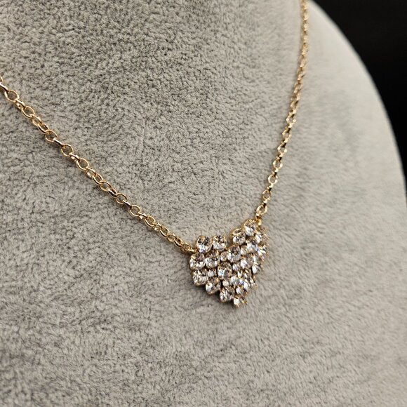 Rebekah Price Cherish Gold Heart Necklace - Picture 4 of 14